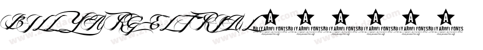 BILLY ARGEL TRIAL字体转换